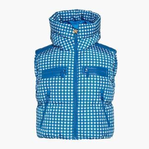 Goldbergh Teamplayer Starski Bodywarmer Ski Vest Stars Blue White NWT US 8